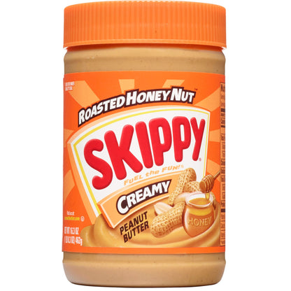 Skippy Creamy Roasted Honey Nut Peanut Butter, 16.3 oz / 462 g