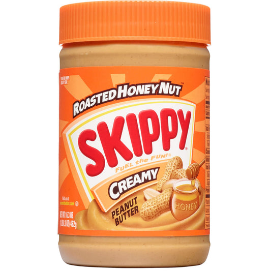 Skippy Creamy Roasted Honey Nut Peanut Butter, 16.3 oz / 462 g