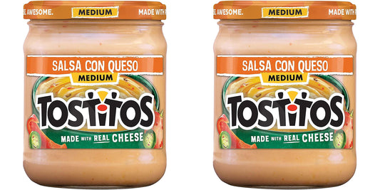 Tostitos Dips Medium Con Queso Dip 15 oz Pack of 2