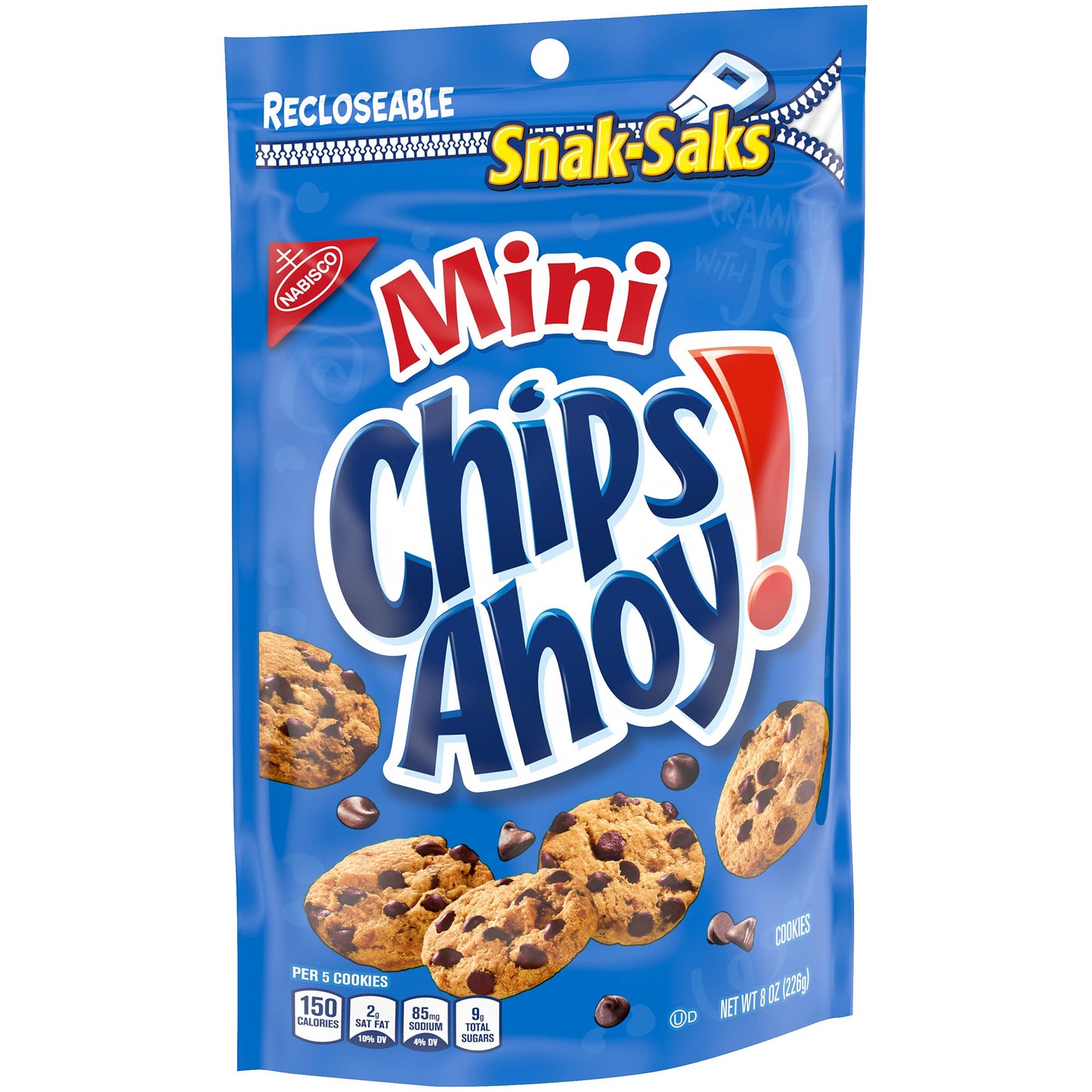 Nabisco Snack Sak Mini Chips Ahoy, 226g - "Mini Chips Ahoy Joy!"