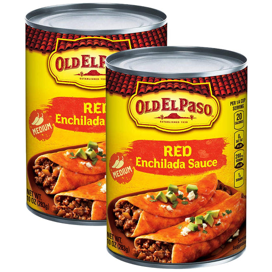 Old El Paso Medium Red Enchilada Sauce - 2 Pack, 2 x 283 g - "Perfect for enchiladas!"