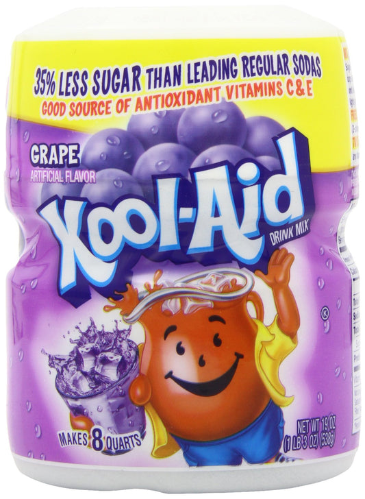 Kool-Aid Drink Mix, Grape Flavour, 538 g - "Grape Goodness!"