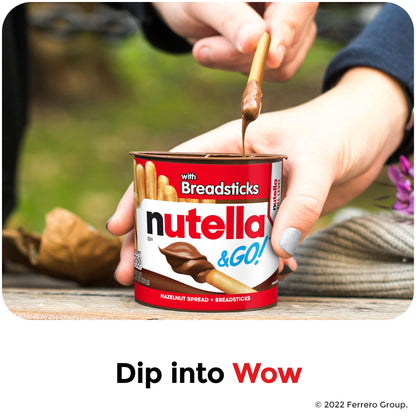 Nutella & Go with Breadsticks, 52 g - "Snack time happiness!"