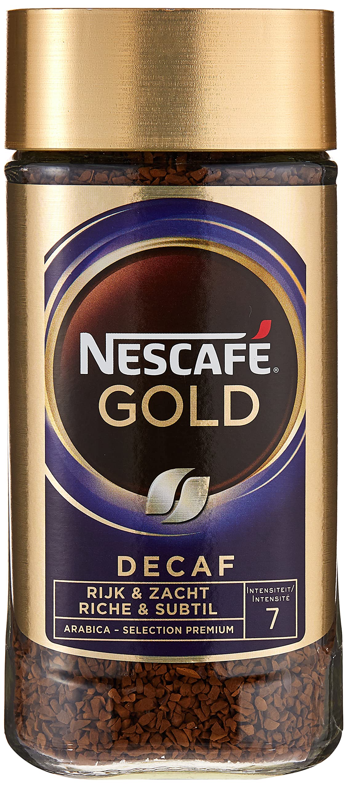 Nescafe Gold Decaf Coffee 200g - "Golden Decaf Delight - Pure Coffee Without Caffeine!"