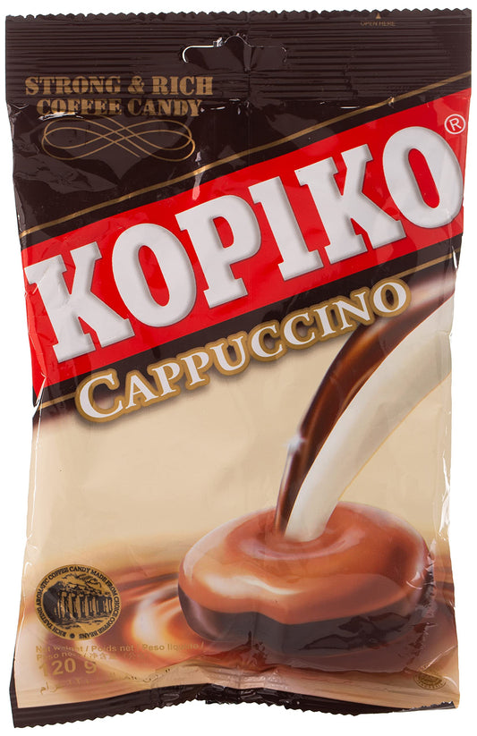 Kopiko Coffee Candy Cappuccino Flavour, 120g - "Cappuccino Cravings!"