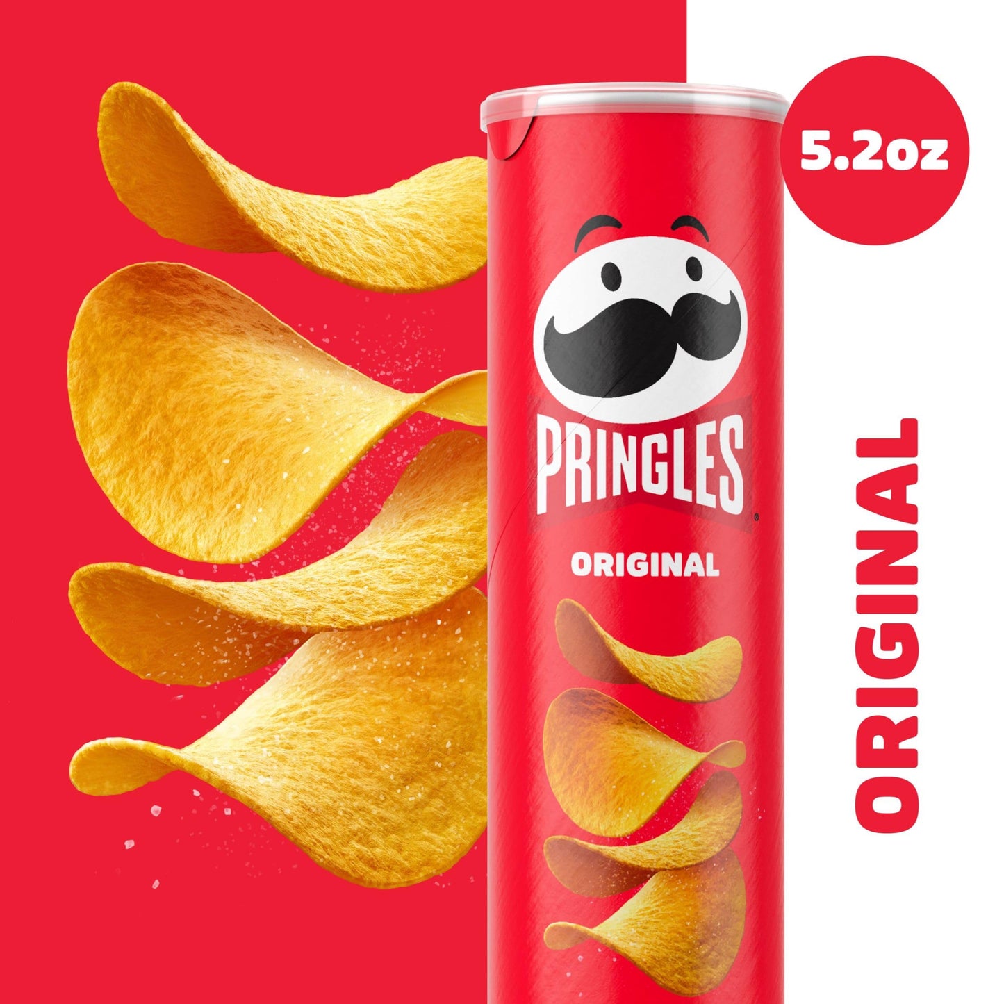 Pringles Potato Chips Original, 149 Grams - Original Pringles in 149 grams!