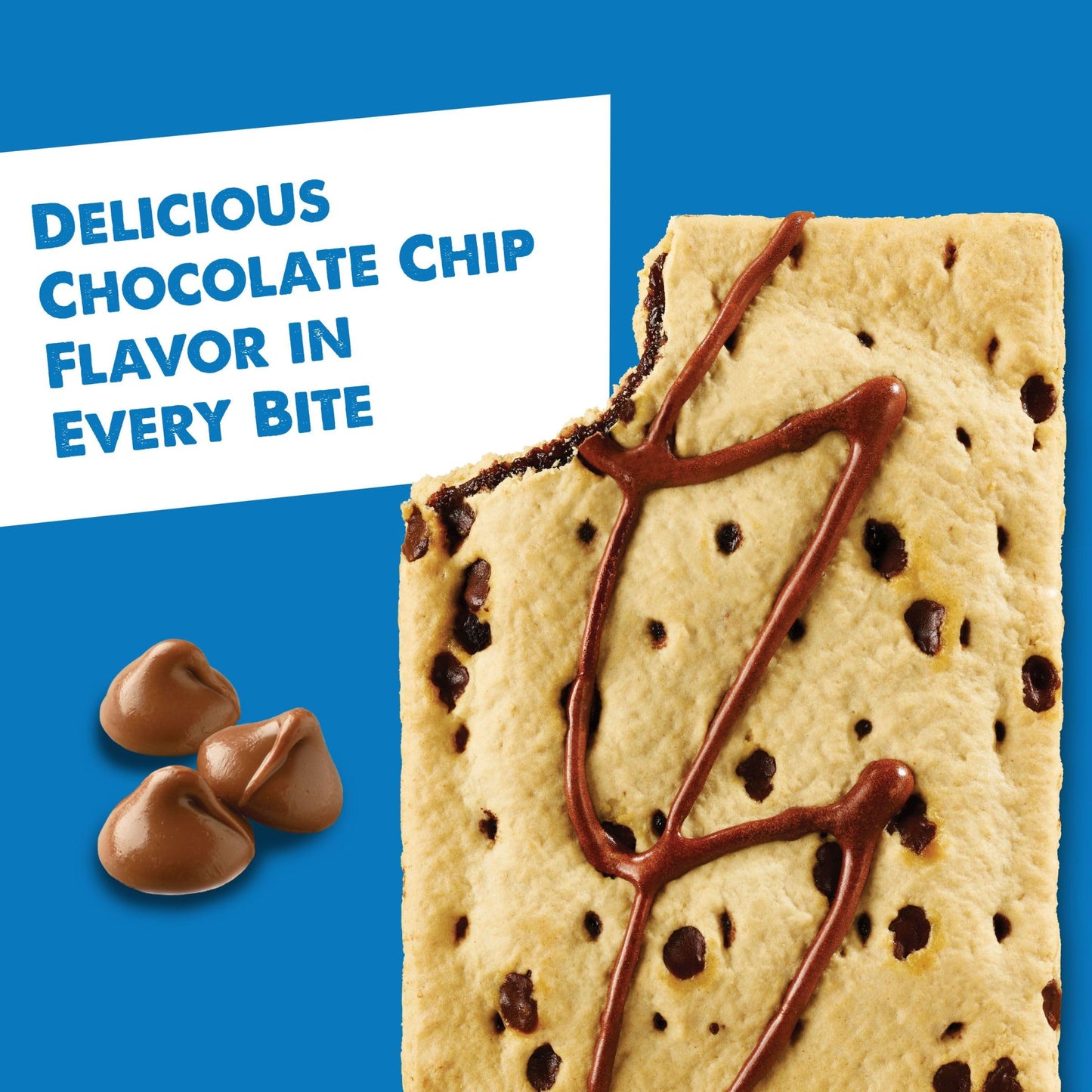 Pop Tarts Frosted Chocolate Chip, 384 g - "Chocolate chip perfection!"