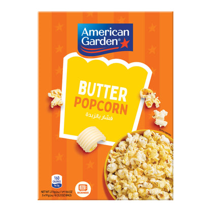 American Garden AG Microwave Popcorn Butter, 10.5oz - Pop Into Deliciousness!