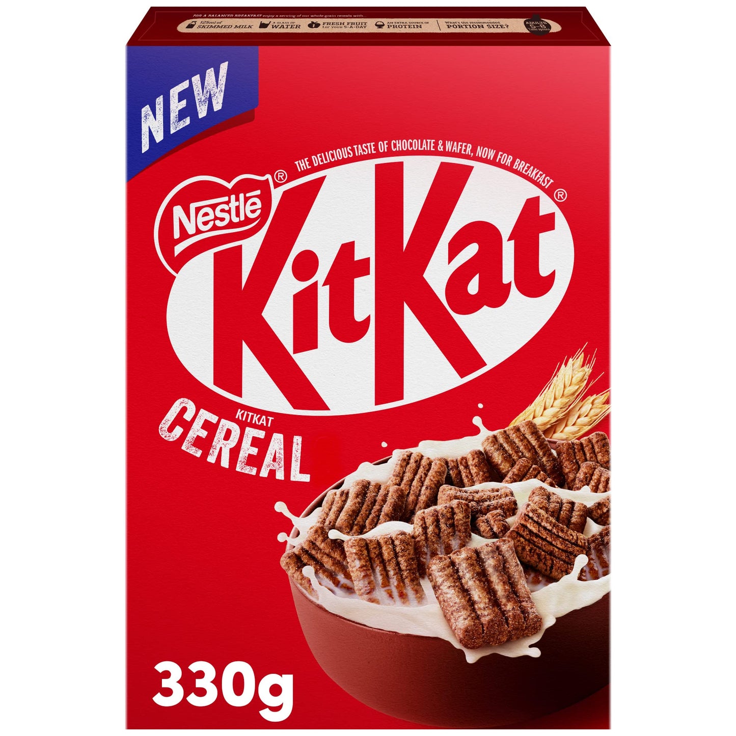 Nestle Kitkat Chocolate Breakfast Cereal Pack 330g - "KitKat Breakfast Cereal - 330g of Chocolatey Crunch for Your Morning!"