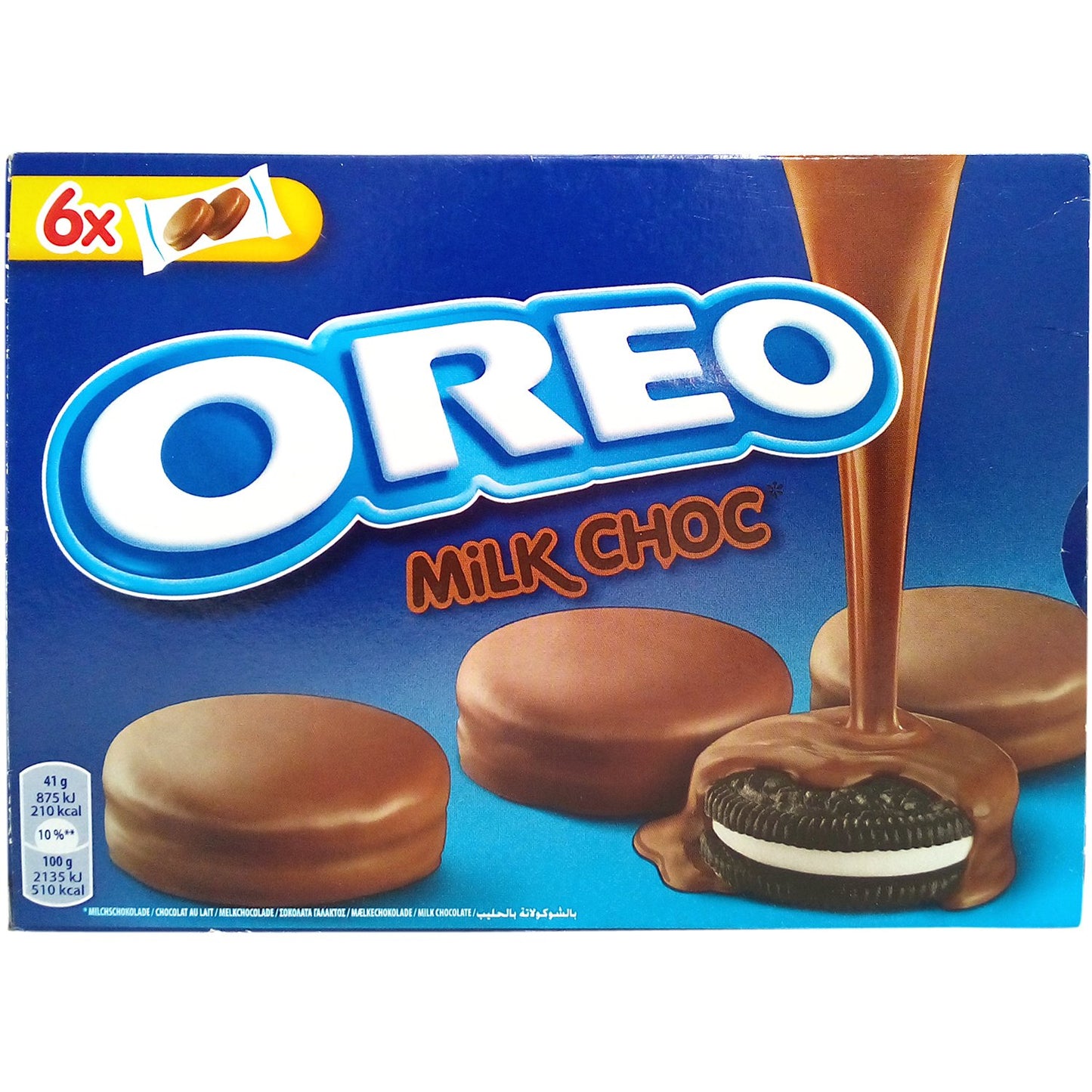 Oreo Biscuits - Milk Choc, 246g Carton - "Milk chocolate heaven!"