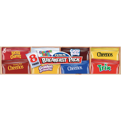 Breakfast Pack Cereal Multi-Pack With 8 Varieties, 9.14 oz - Morning mix-up