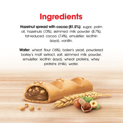 Nutella B-Ready Wafer Filled, 22 g - "Crunchy Nutella delight!"