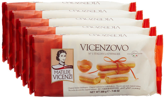 More Combo - Vicenzi Vicenzovo Biscuits - Lady Finger, 200g (Pack of 5) Promo Pack - "Lady Finger Delight!"