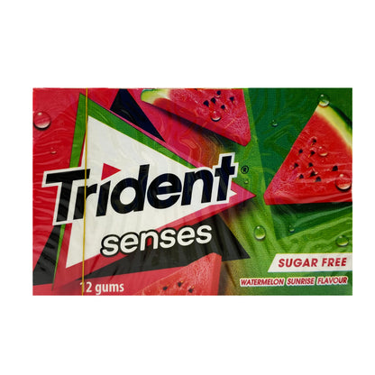 Trident Senses Watermelon Sunrise Flavour Sugar Free Gum, 0.81 oz / 23 g, 12 Pack