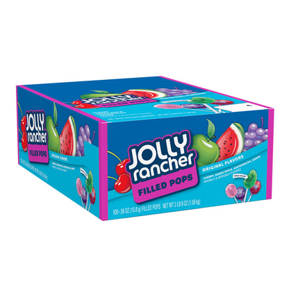 Jolly Rancher Lolly Pops Assorted, 1.6 Kg - Enjoy assorted flavors with Jolly Rancher Lolly Pops, 1.6kg.