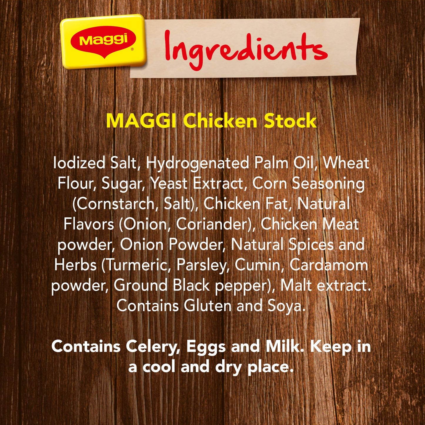 Maggi Chicken Stock Cubes, 24 Cube X 20G - "Essential Chicken Stock Cubes!"