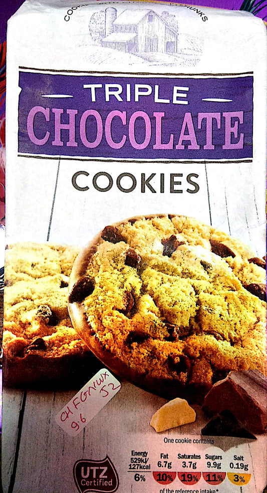 Sondey Triple Chocolate Cookies, 200g