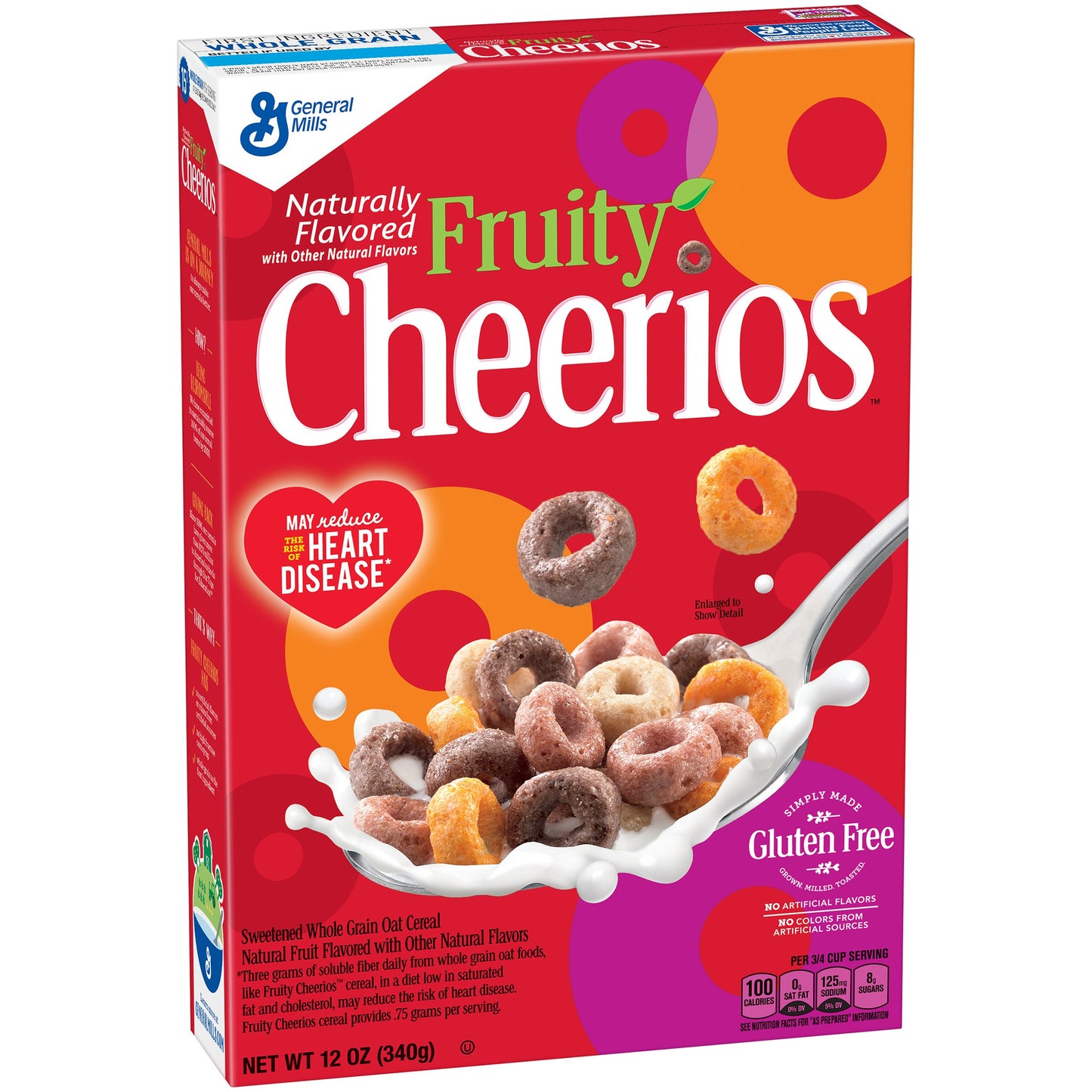 Cheerios Fruity Cereal, 340g - Fruity breakfast delight