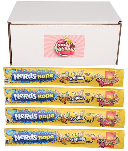 Nerds Rope Candy (Pack of 4) (Tropical) - "Tropical Nerds Rope Delight!"