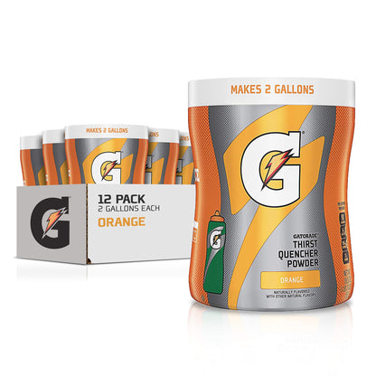 Gatorade Powder Orange, 521g - Quench your thirst with the vibrant and refreshing orange flavor of Gatorade's powder drink mix