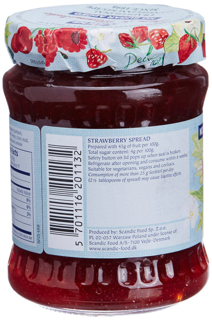 Dana Diabetic Spread - Strawberry, 315g Jar - Strawberry diabetic spread