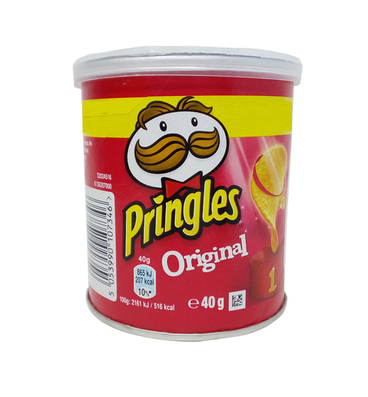 Pringles Crisps - Original, 40g Tin - Original Pringles crisps!