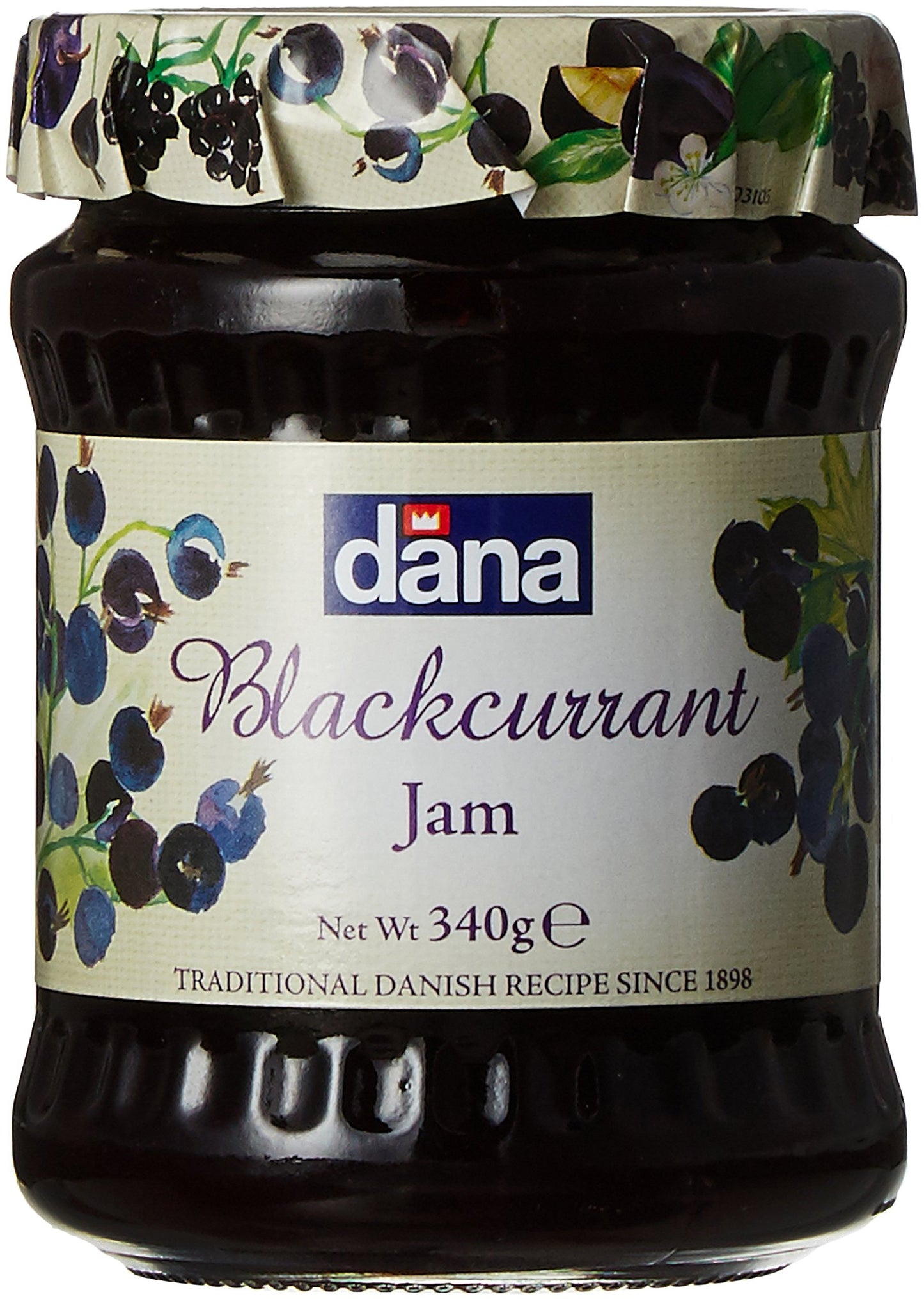 DANA Blackcurrant jam 340g - Blackcurrant jam