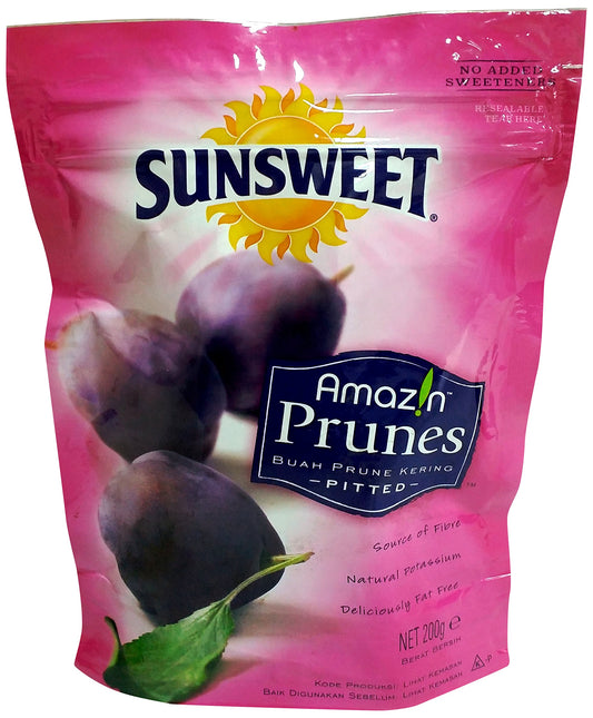 Sunsweet Pitted Prunes, 200g