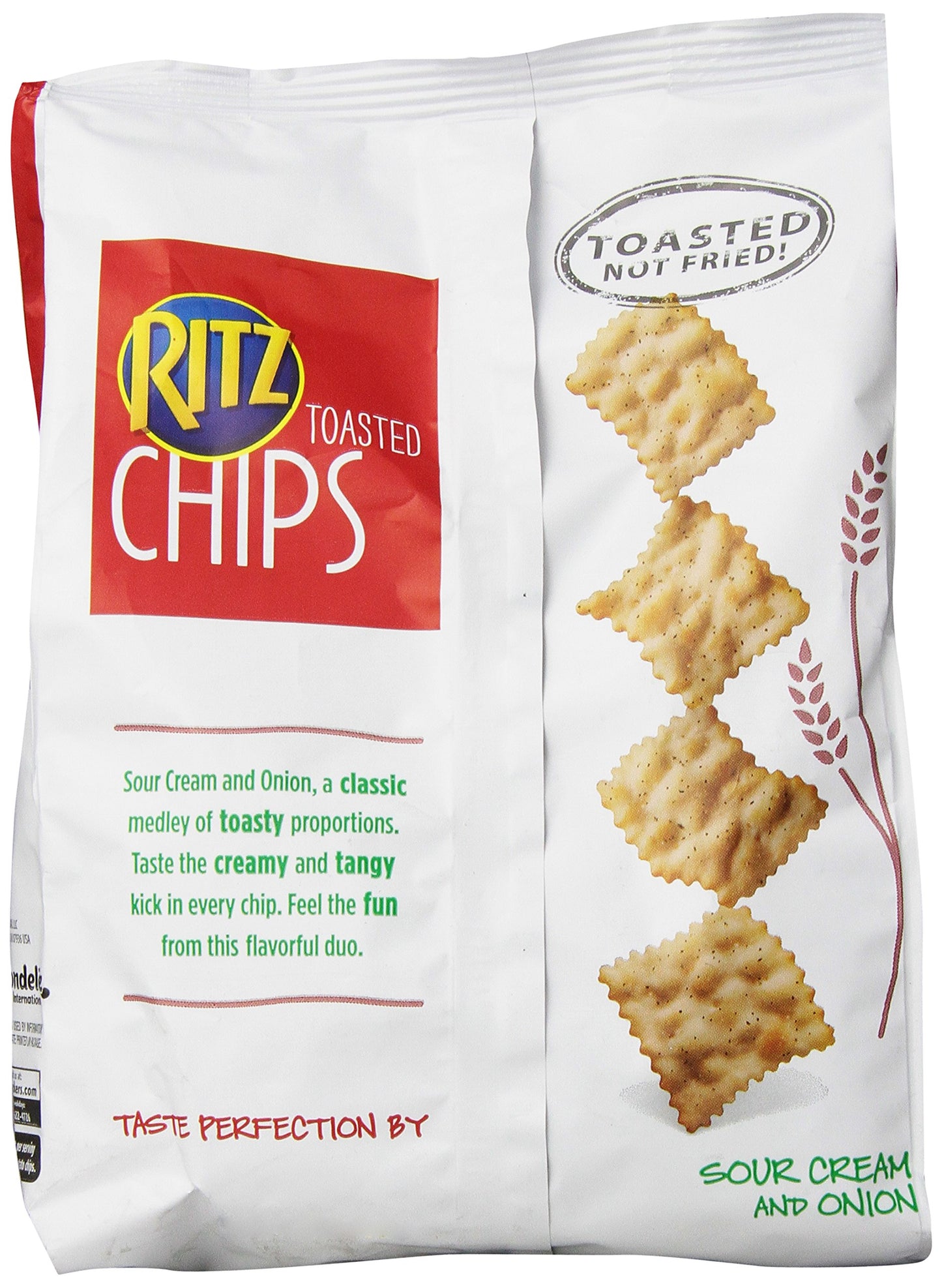 Nabisco Ritz Toasted Chips Sour Cream & Onion, 229g - "Sour Cream Ritz Delight!"