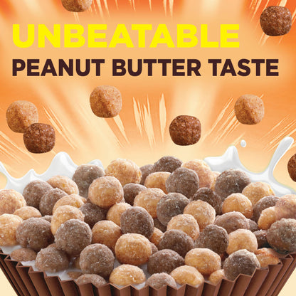 General Mills Reeses Puffs, 326 g - Indulge in the iconic combination of chocolate and peanut butter with Reese's Puffs cereal