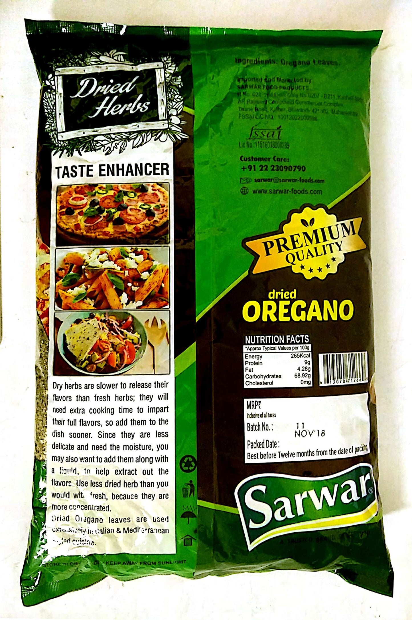 Sarwar Oregano Plain 1kg