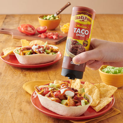 Old El Paso Medium Taco Sauce 255g - "Medium heat, maximum flavor!"