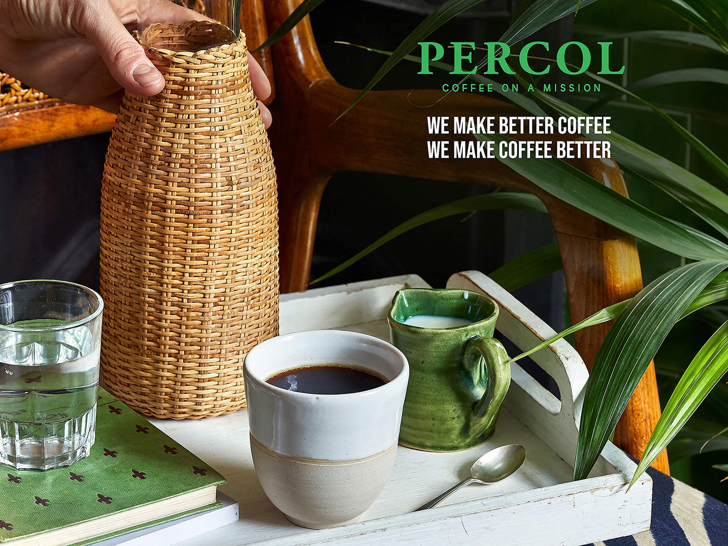 Percol Rich Americano Full Bodied Instant Coffee 100g (100% Arabica, Fairtrade Certified) - "Full-bodied Americano!"