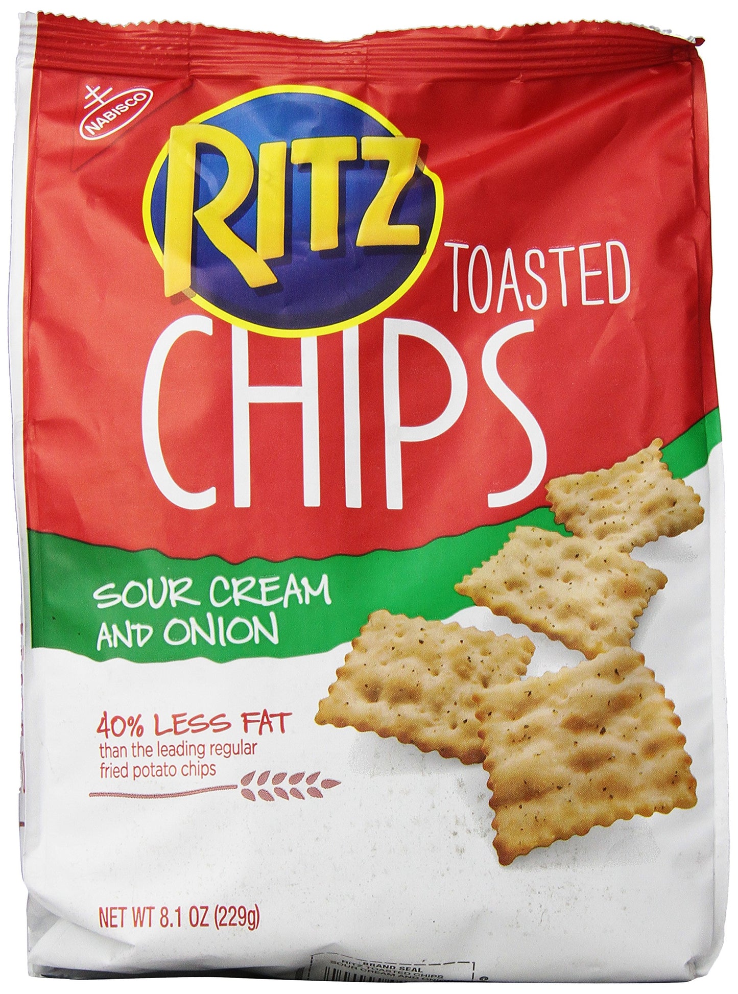 Nabisco Ritz Toasted Chips Sour Cream & Onion, 229g - "Sour Cream Ritz Delight!"