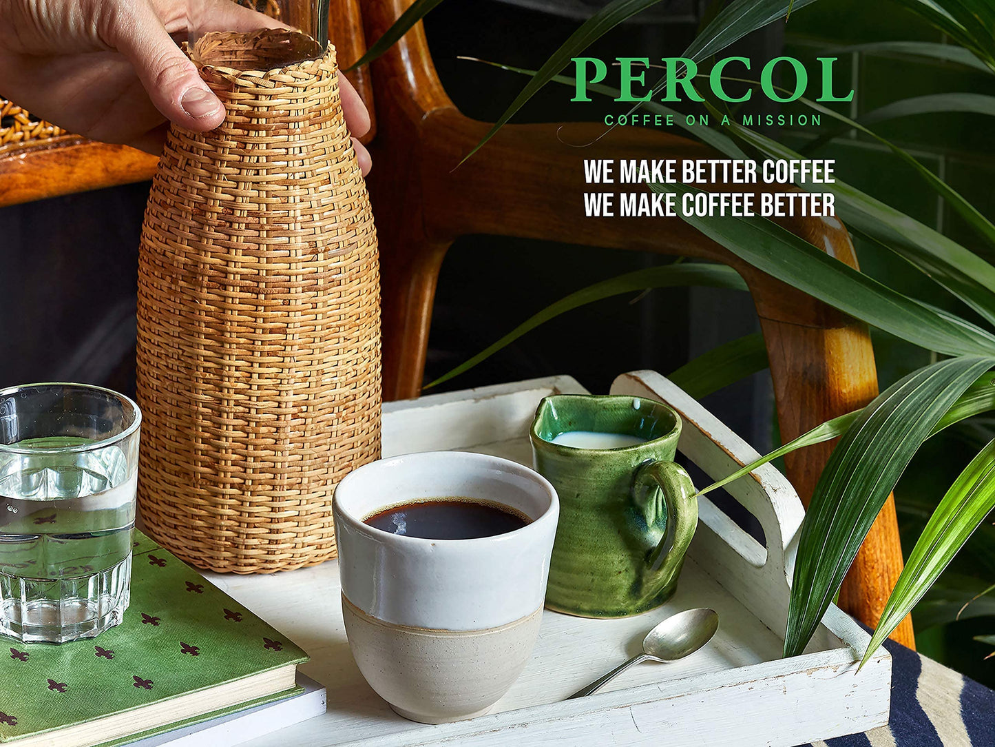 Percol Delicious Decaf Instant Coffee 100g (100% Arabica, Fairtrade Certified) - "Decaf delight!"