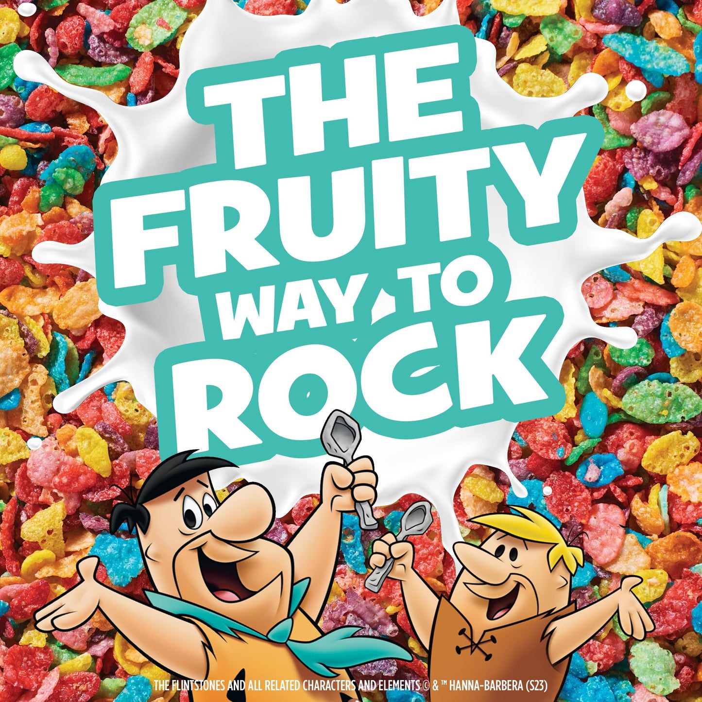 Fruit Pebbles Post Sweetened Rice Cereal, Fruity - 311 G - Fruity Pebbles cereal! Sweetened rice cereal that's bursting with fruity flavors for a fun and colorful breakfast!