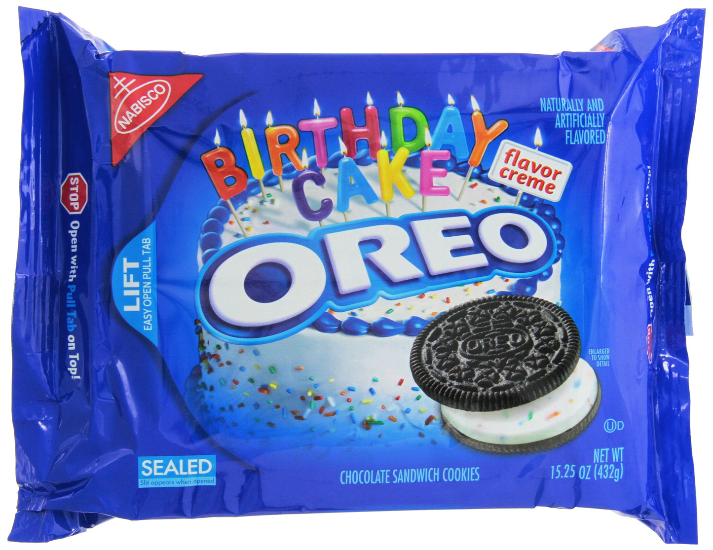 Milka Oreo Birthday Cake Flavoured Cookies Pouch, 432 g - "Birthday Cake Joy!"