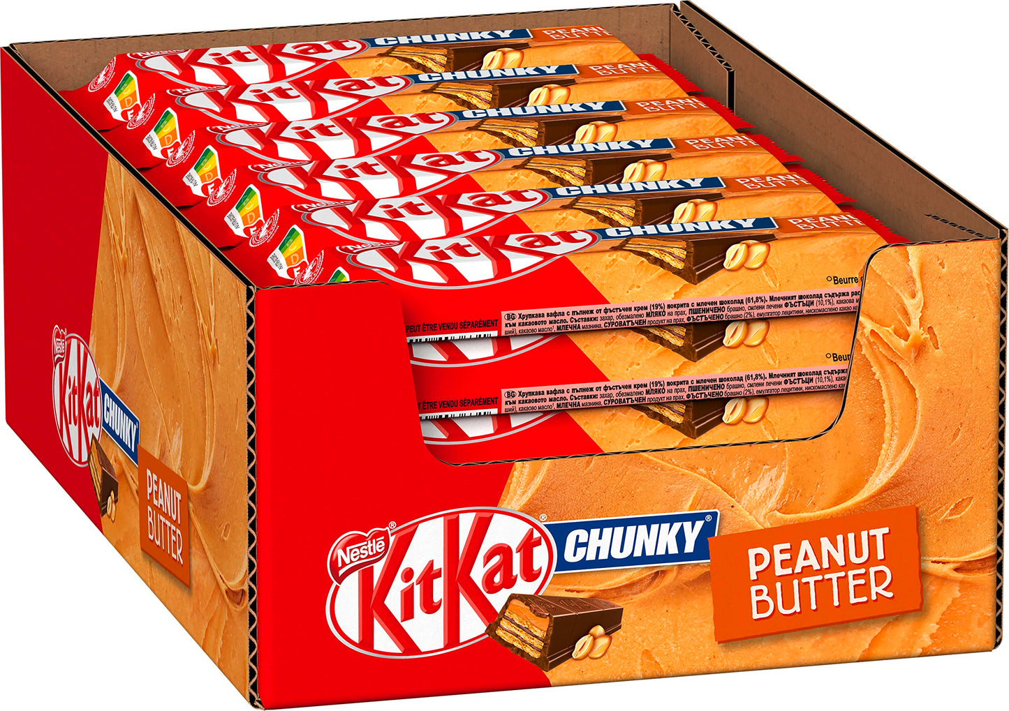 Nestle Kitkat Chunky Peanut Butter, 42g (Pack Of 3) - "KitKat Chunky Peanut Butter - Pack of 3, 42g Each of Nutty Goodness!"