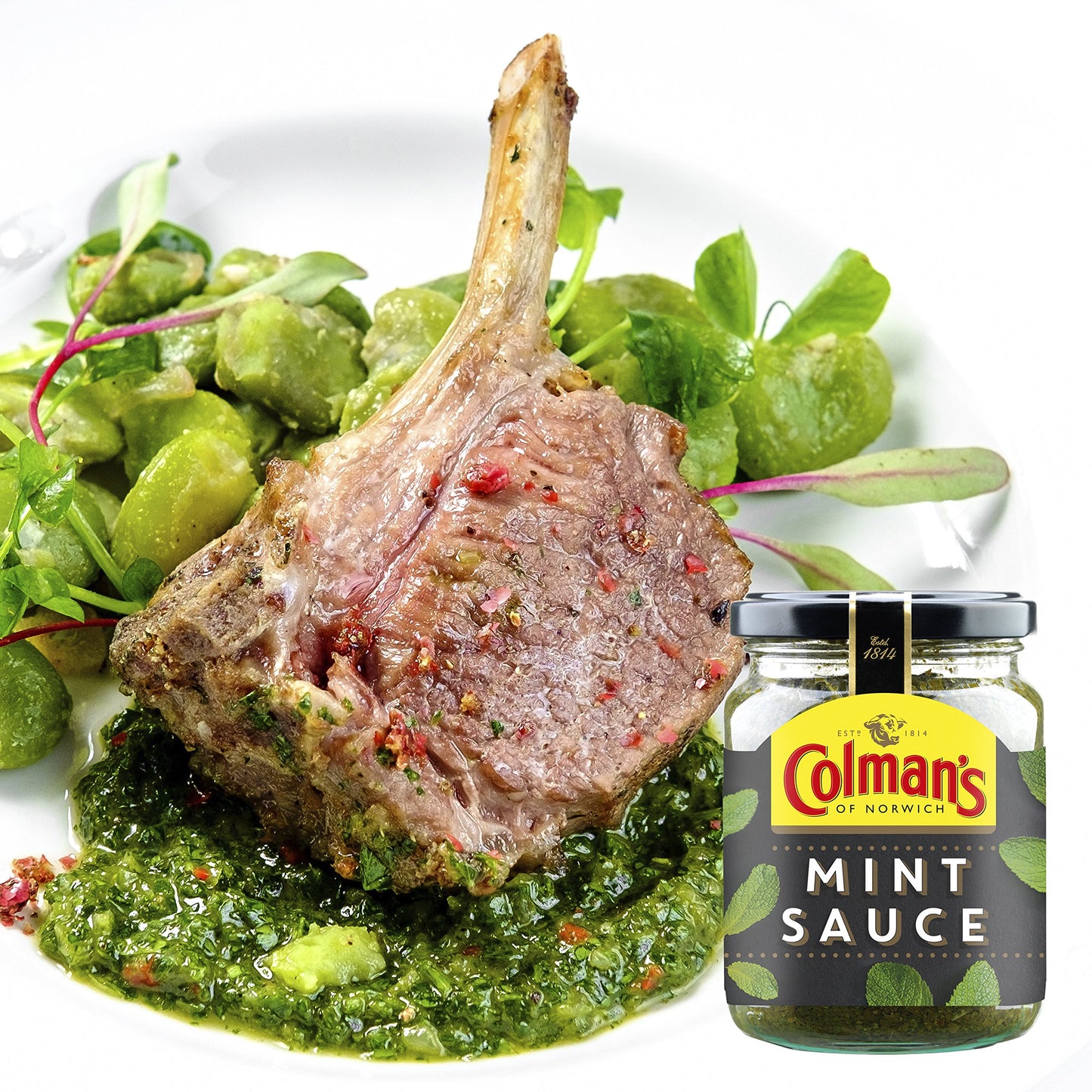 Colman's Classic Mint Sauce, 165 g - Classic mint sauce