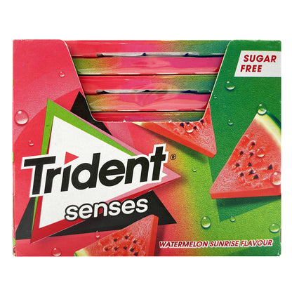 Trident Senses Watermelon Sunrise Flavour Sugar Free Gum, 0.81 oz / 23 g, 12 Pack