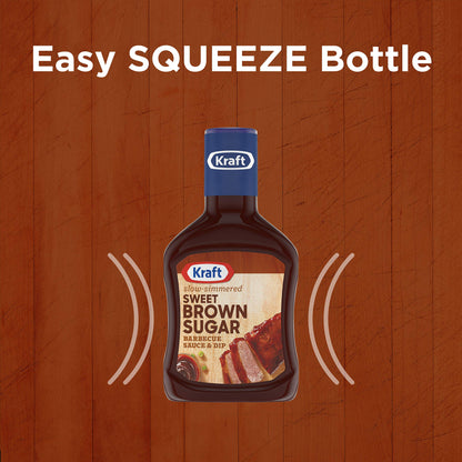 Kraft Sweet Brown Sugar Slow Simmered Barbecue Sauce, 510 g - "Brown Sugar BBQ!"