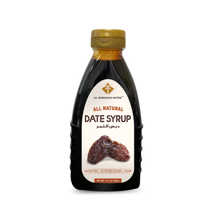 Al Barakah All Natural Arabian Date Syrup 400g | Khajur or Khajoor Syrup | No Added Sugar | No Preservatives | Vegan- Plant Based | Non GMO Dates - Sweet & Pure!