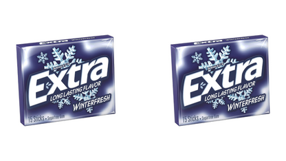 Wrigley's Extra Sugar-Free Winterfresh - 15 Sticks, Pack of 2 - Experience Winter Freshness!