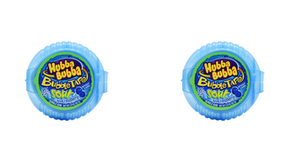 Wrigley's Hubba Bubba Bubble Tape Sour Blue Raspberry Bubble Gum - 2 oz / 56.7g, 2 Pack - Double the Sour Fun!