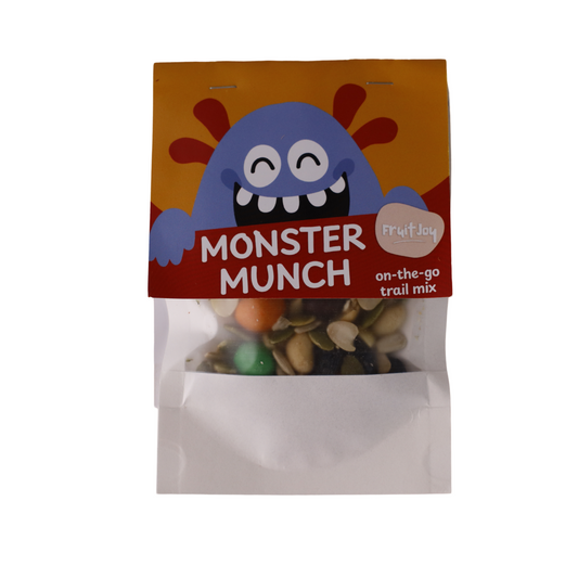 FruitJoy On the Go Monster Trail Mix 30g - Pack of 5 | Peanut Flavored | 5.3g Protein Per Serving | Travel Friendly | Rich in Antioxidants and Fiber - The Goodness of Seeds & Nuts!