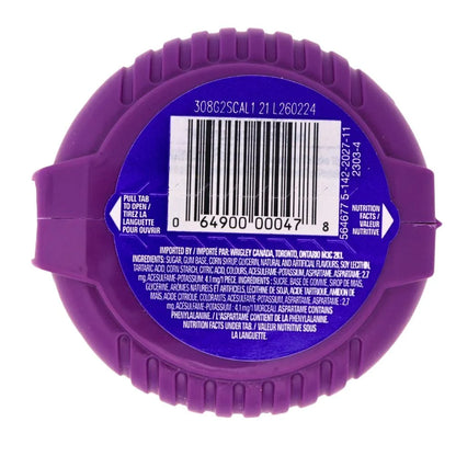 Wrigley's Hubba Bubba Bubble Tape Groovy Grape Bubble Gum - 2 oz / 56.7g - Wrap Up Fun!