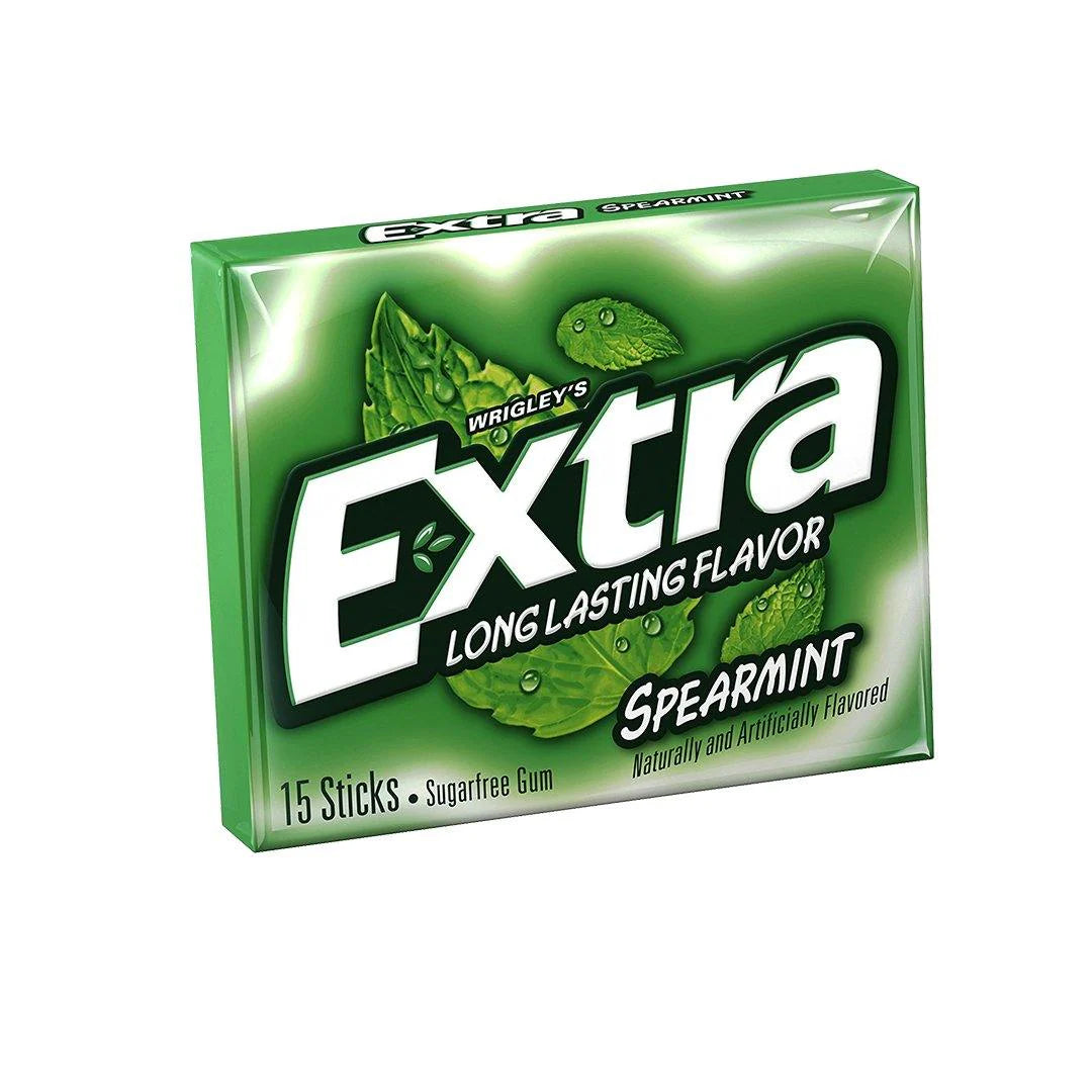 Wrigley's Extra Spearmint Sugar-Free Gum - 40g - Experience Freshness!