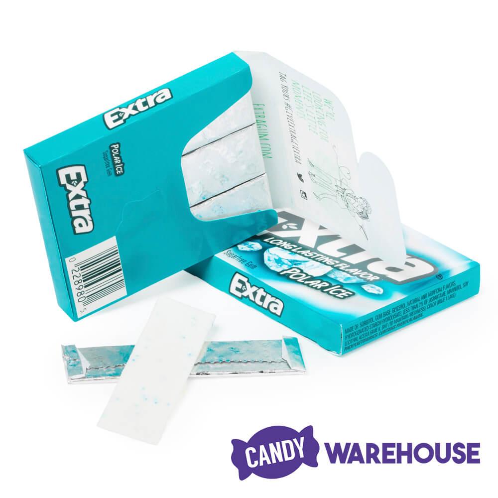 Wrigley's Extra Polar Ice Sugar-Free Gum, 40g - Pack of 2 - Double the Coolness!