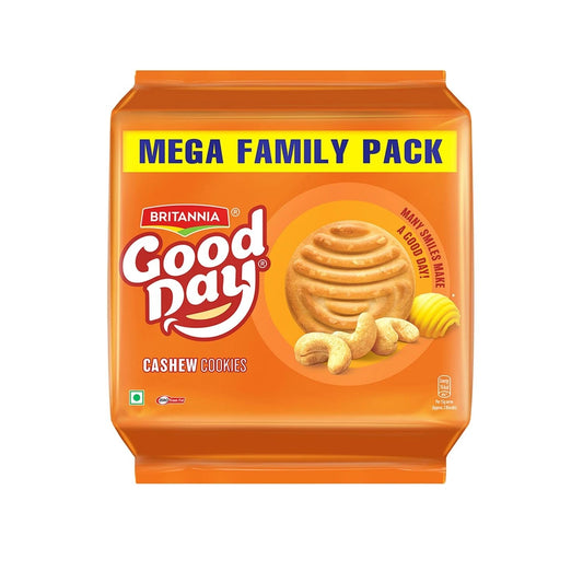 Britannia Good Day Cashew Cookies, 1000g - MEGA FAMILY PACK - India's Finest