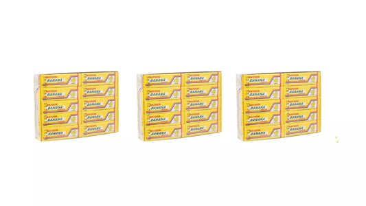 Batook Chewing Gum Unique & Exotic 20 x 5 sticks each - Banana - Pack of 3 - Veg
